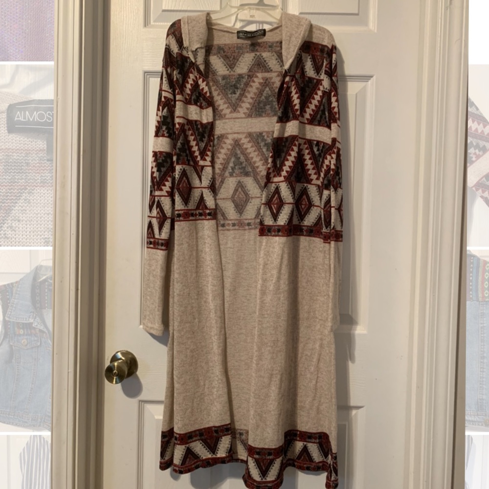 Fun long sweater!